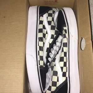 Old Skool Black&White Checkered Vans